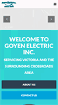 Mobile Screenshot of goyenelectric.com